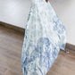 CROSS STITCH WHIMSICAL TEAL-3PC COTTON SATIN READY TO WEAR