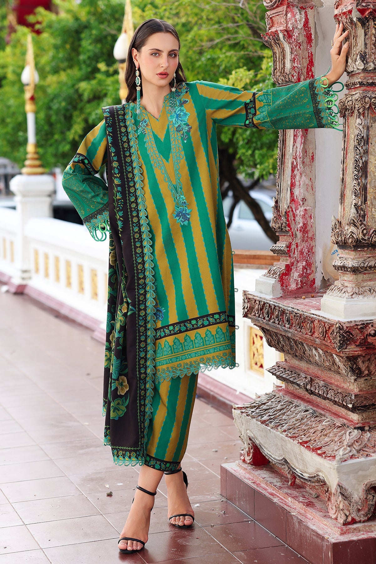 Charizma ANW6-03 Aniq Vol 1 Unstitched Linen Fall winter 25