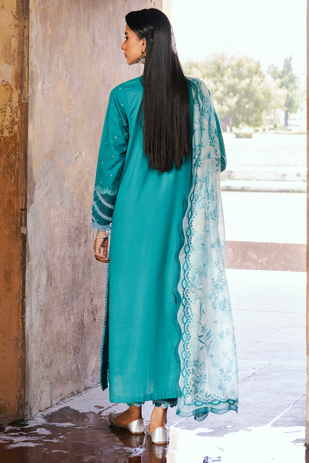 Zellbury WUS25E30823 Chikankari Collection 25'