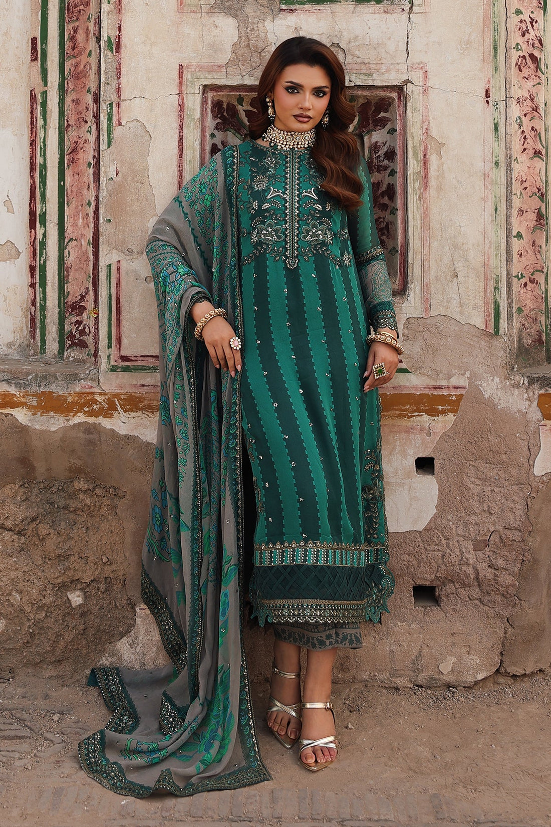 Charizma VSL25-40 Vasal Vol-06 3-pc Unstitched Chiffon Collection 25'