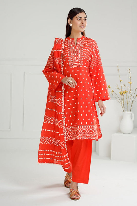 Gulahmed CL-52172 B 3 Piece Unstitched Printed Lawn Suit