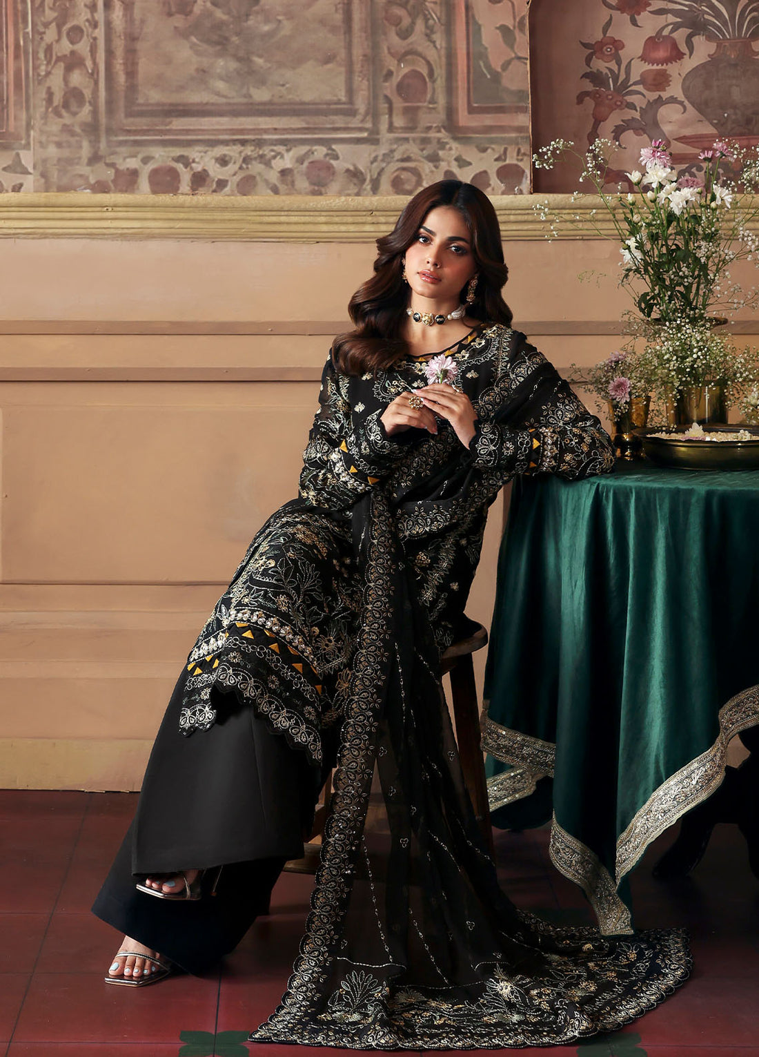 Evayna by gulaal Deenah Unstitched Chiffon 25'