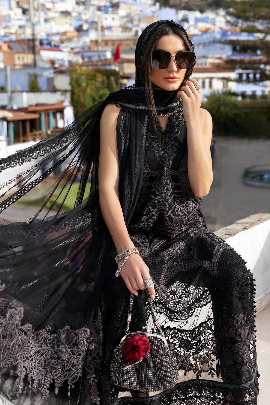 Maria B D-12B Voyage A Luxe Luxury Lawn 25