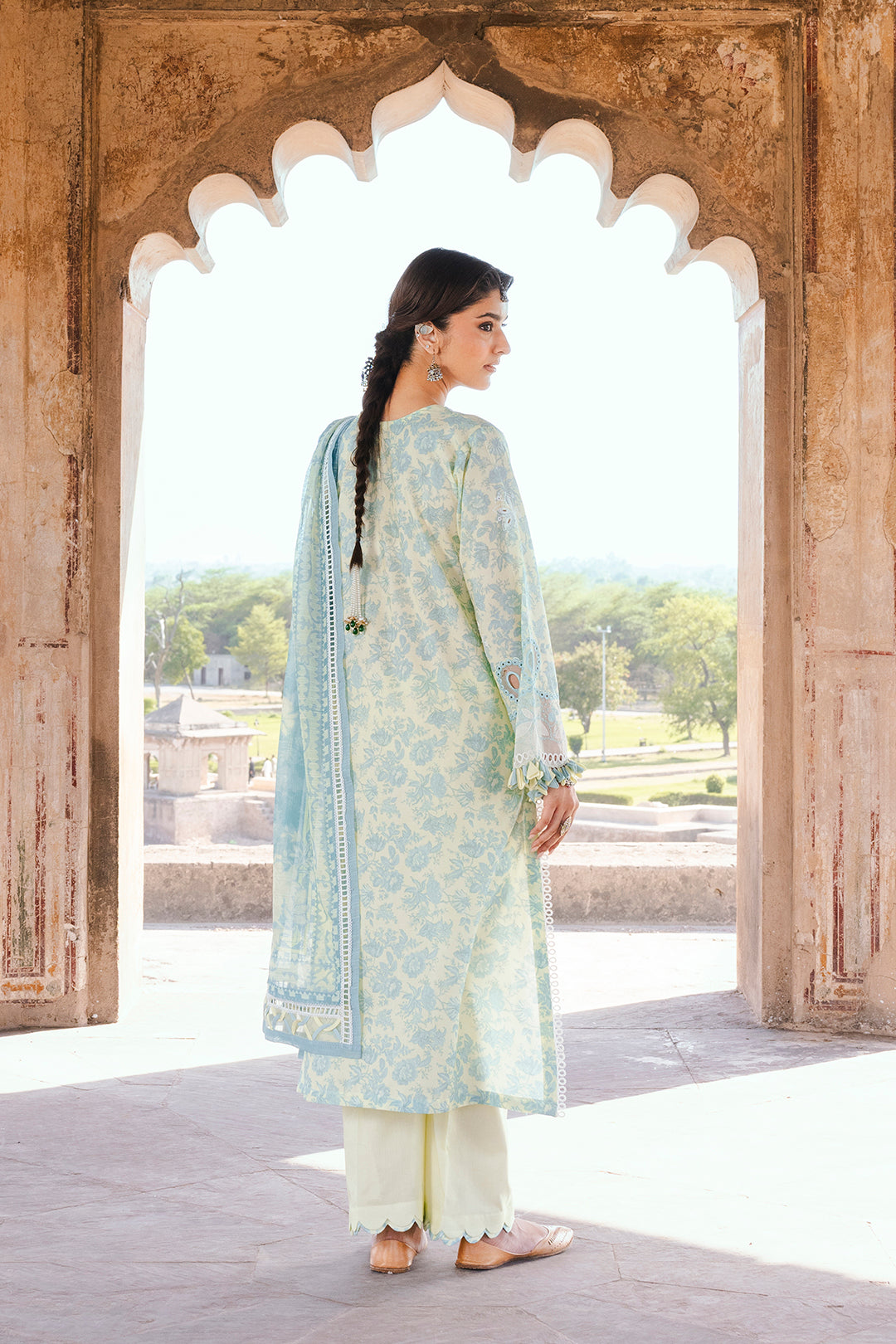Zellbury WUS25E30809 Chikankari Collection 25'