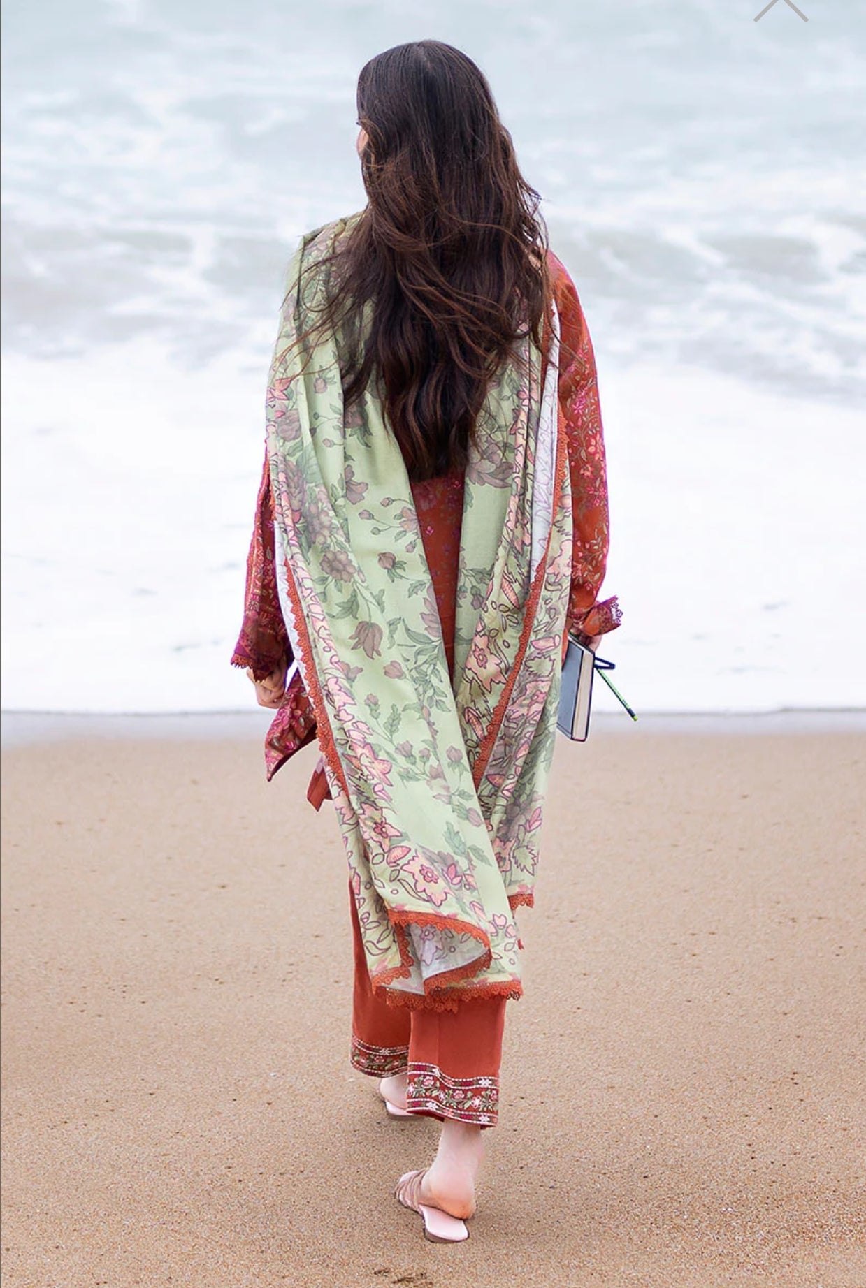 CROSS STITCH AUTUMN GLAZE-3PC COTTON SATIN READY TO WEAR