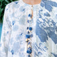 CROSS STITCH WHIMSICAL TEAL-3PC COTTON SATIN READY TO WEAR