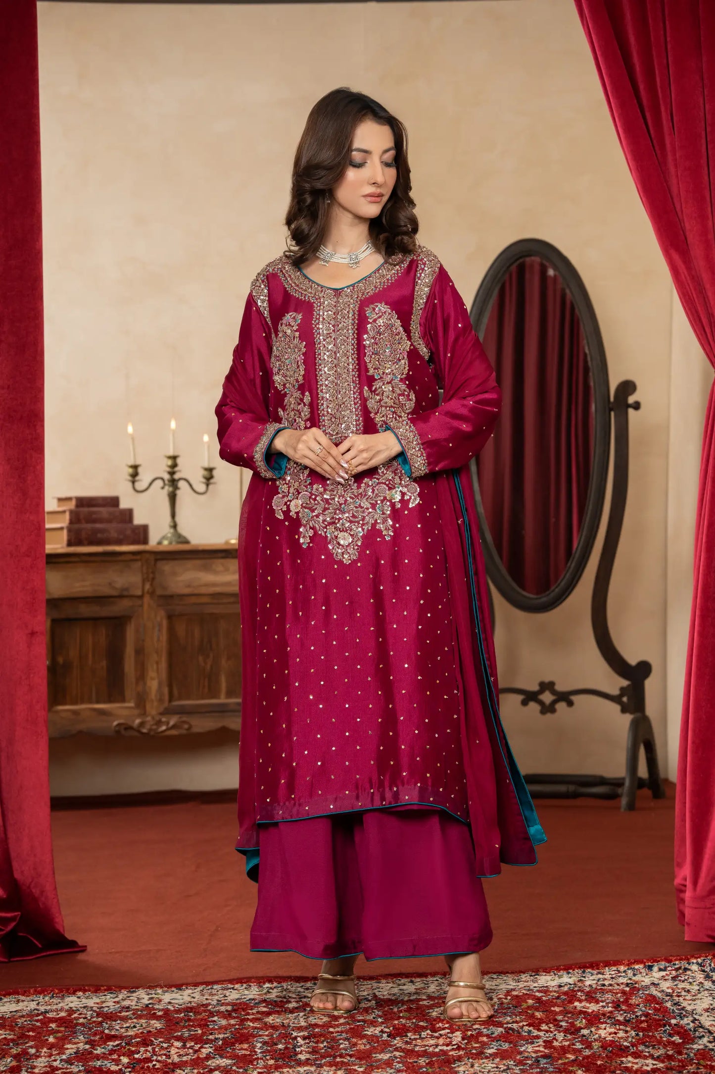 Amna Khurram D-03 Handmade Silk Collection 25