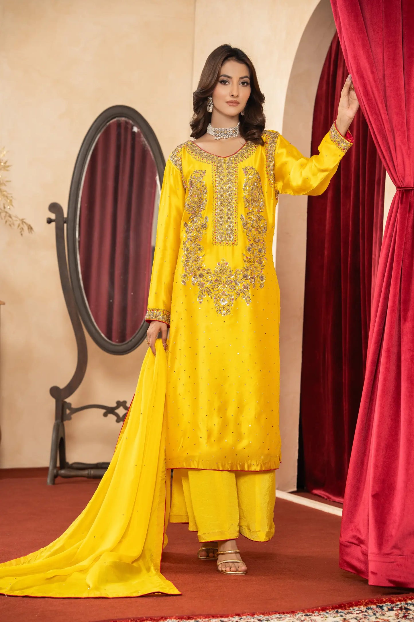 Amna Khurram D-02 Handmade Silk Collection 25