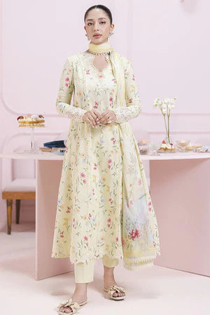 Qalamkar EM-04 (B) LAUREL Qprints ii (Unstitched)