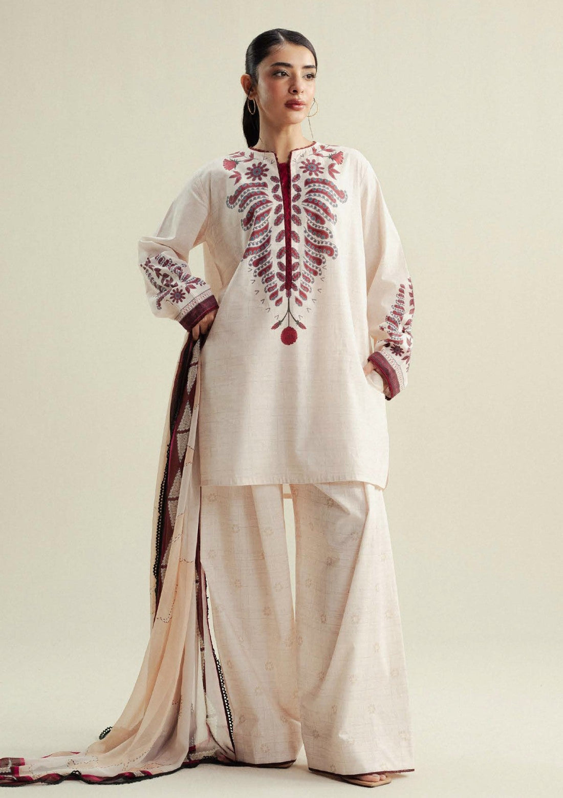 Coco by Zara shahjahan Lilt D7B Drop-4 Unstitched 25'