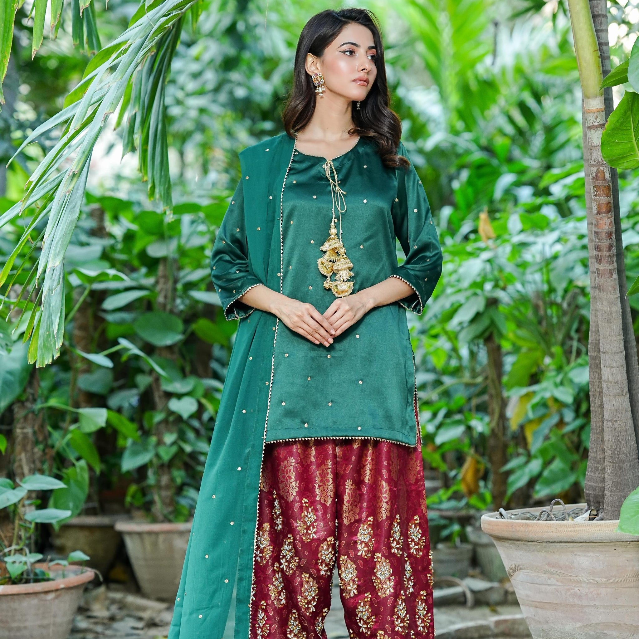 Amna Khurram D-07 Ready to wear Silk Collection