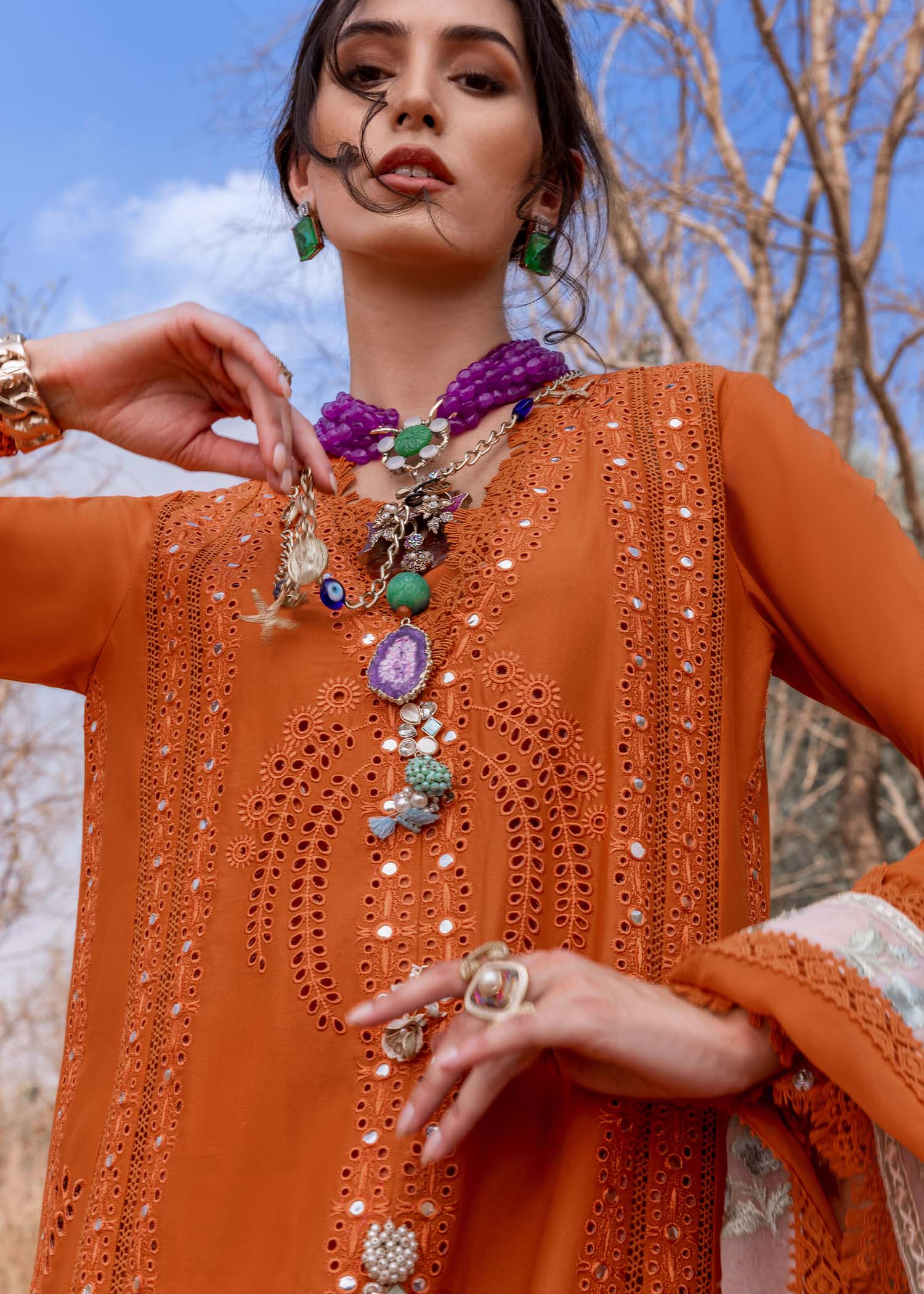 Saira Shakira SHAMS-B Unstitched Lawn Festive 25
