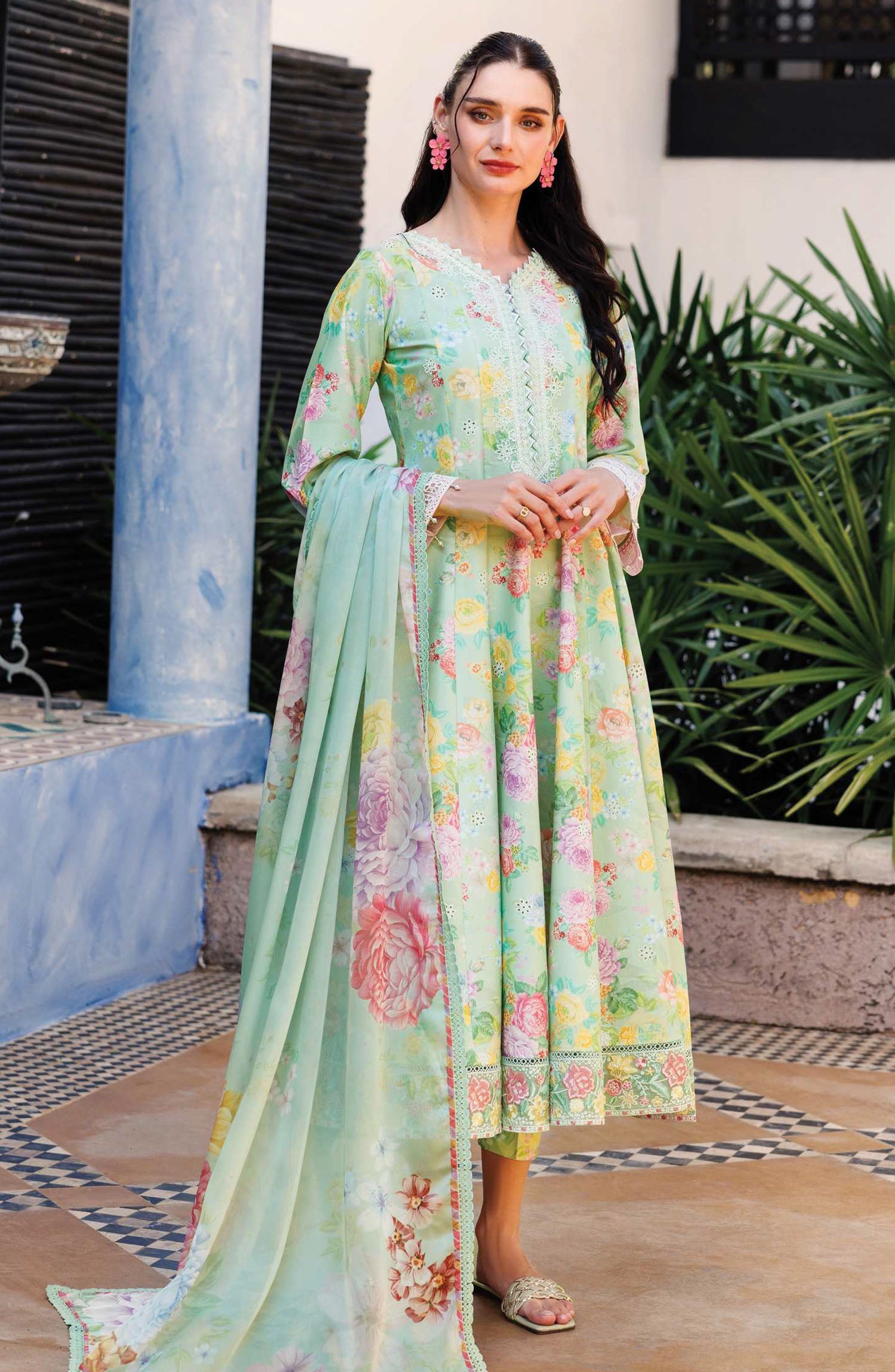 Aurea by Farasha - D-12 Mint Dew- Summer Collection