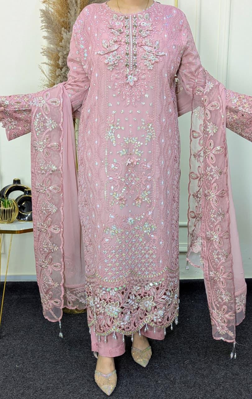 Tawakkal by Shahid Pink Ready to wear Chiffon Collection