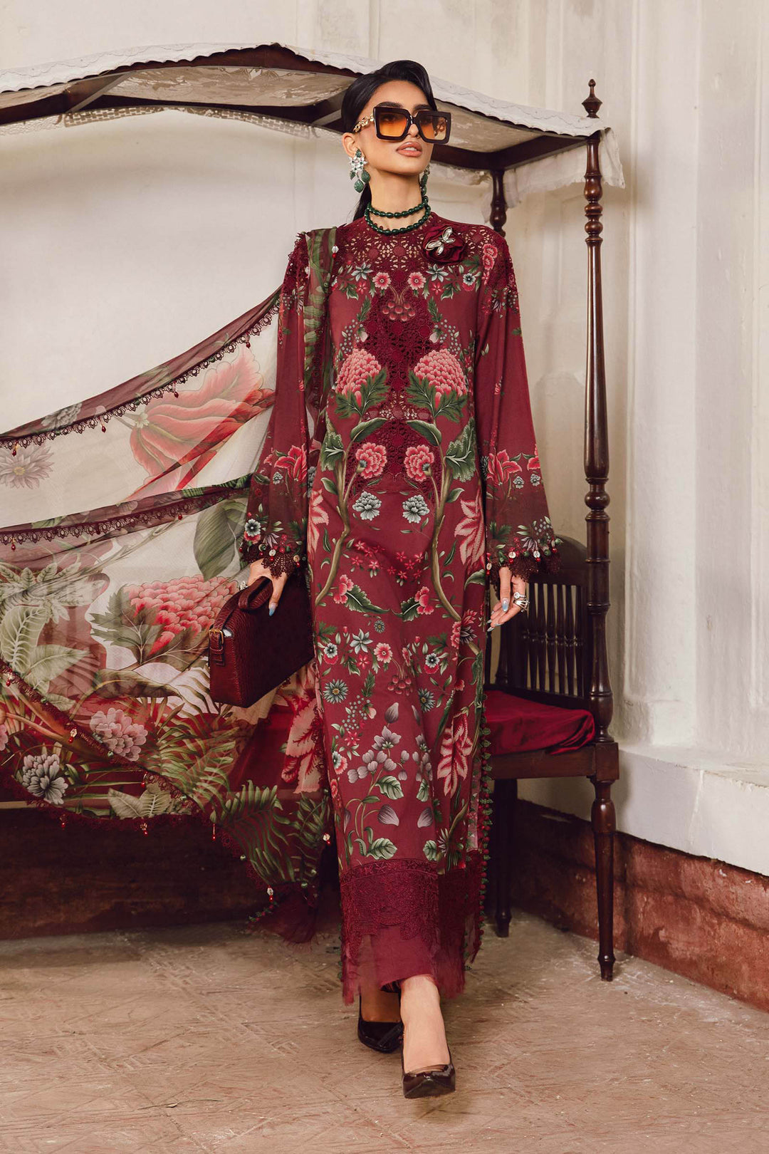 Maria b Mprint MPT-2709-A Unstitched Fall Edit 25'