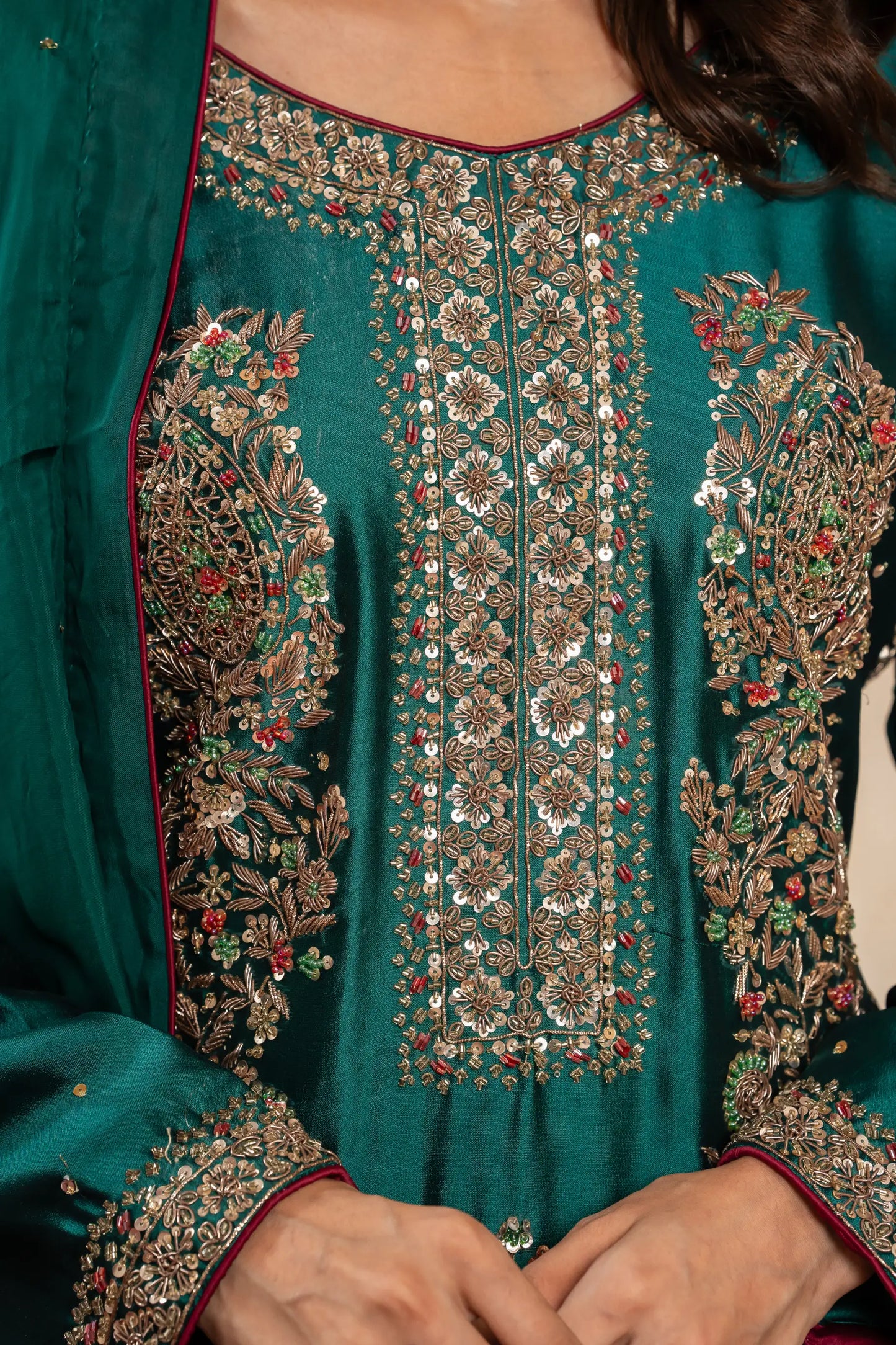 Amna Khurram D-05 Handmade Silk Collection 25