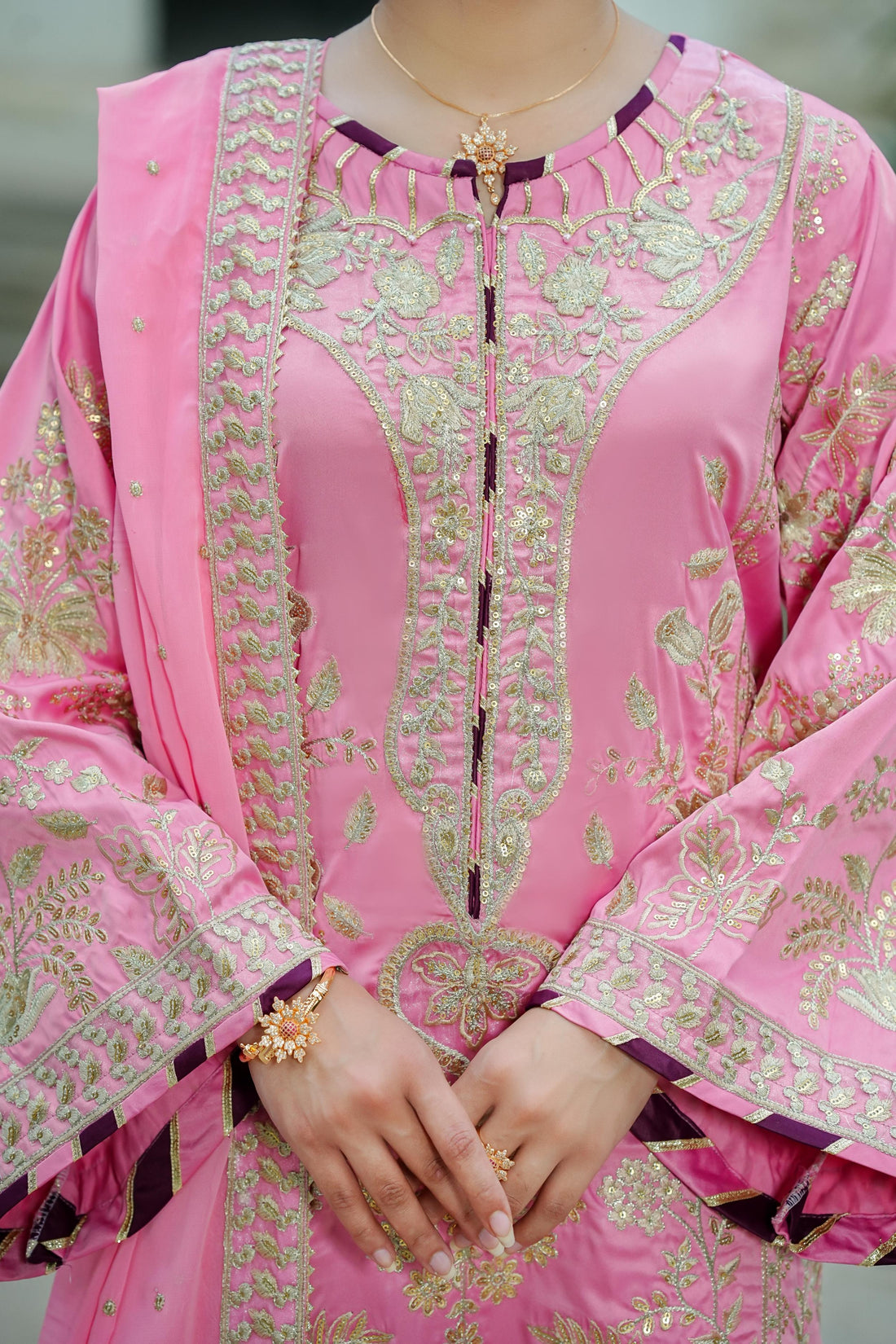 Amna Khurram D-04 Ready to wear Silk Collection