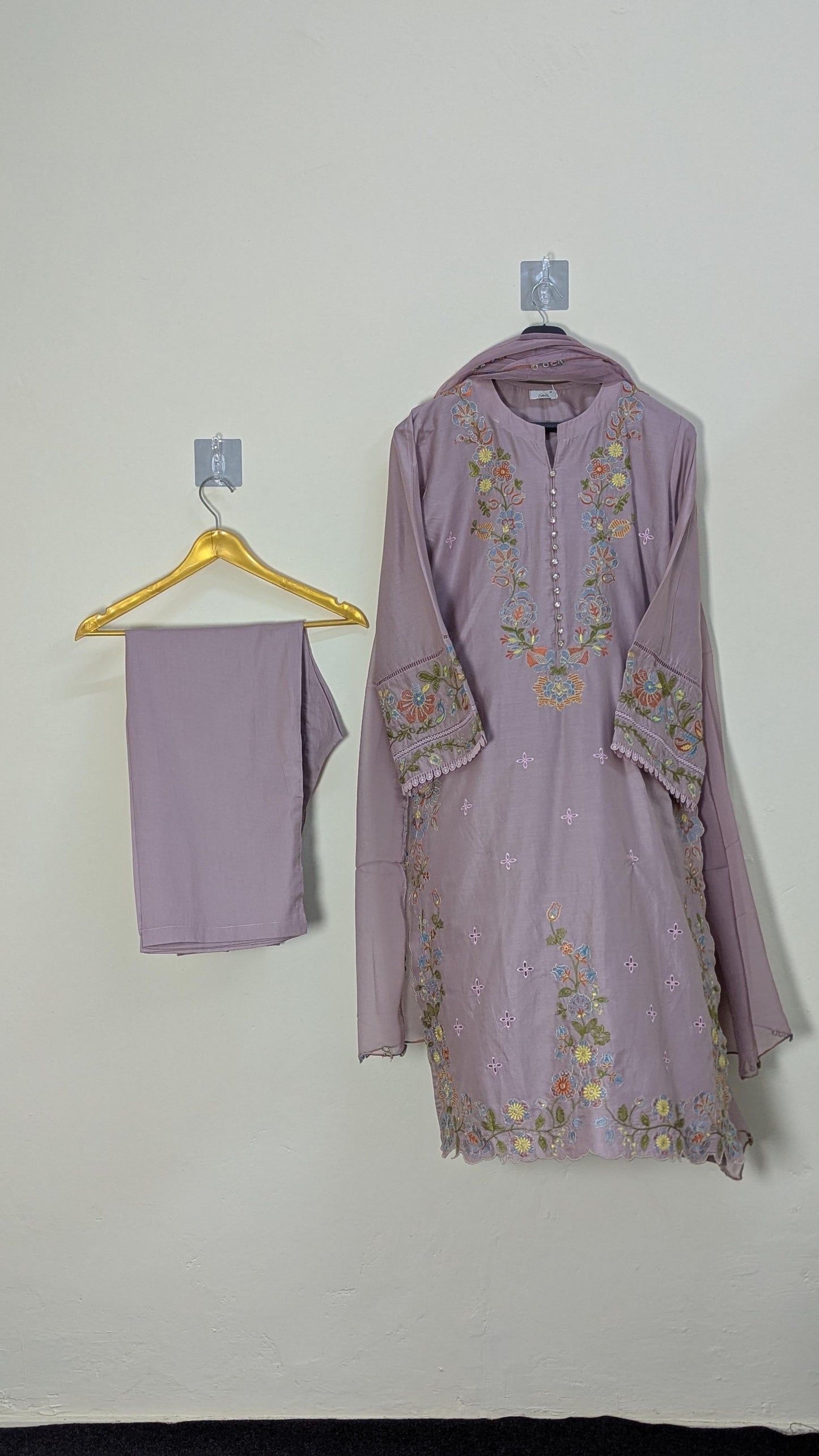 Amna Khurram Zimal-Aug7 Purple Ready to wear