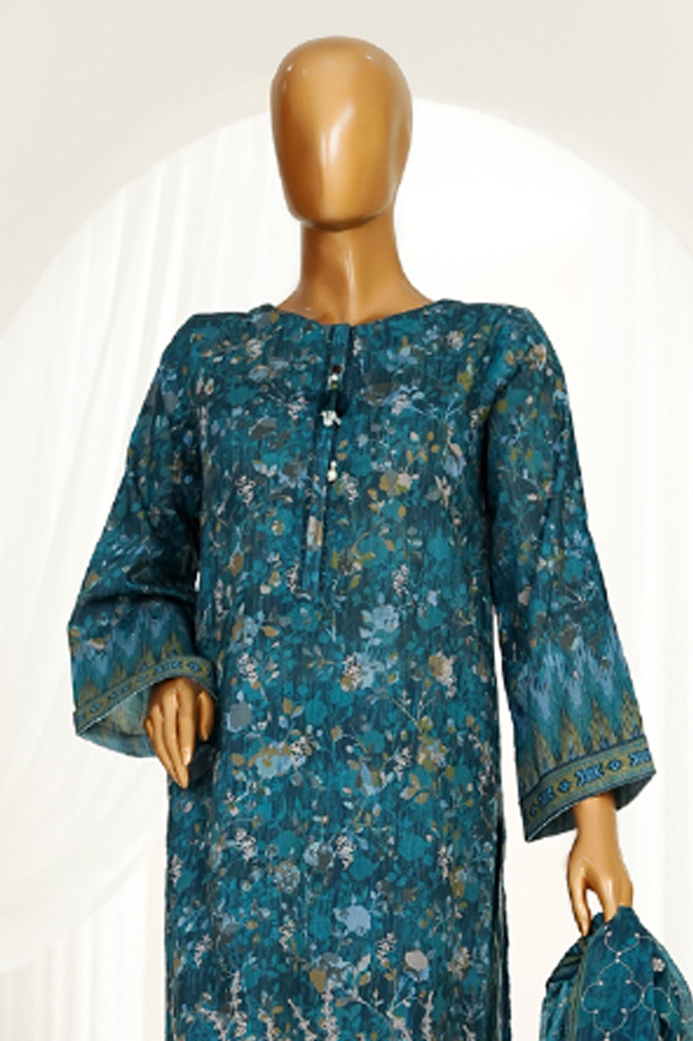 Printkari By HZ LPK-3P-504 Stitched 3 Piece Chikankari Vol-04 Collection'2025