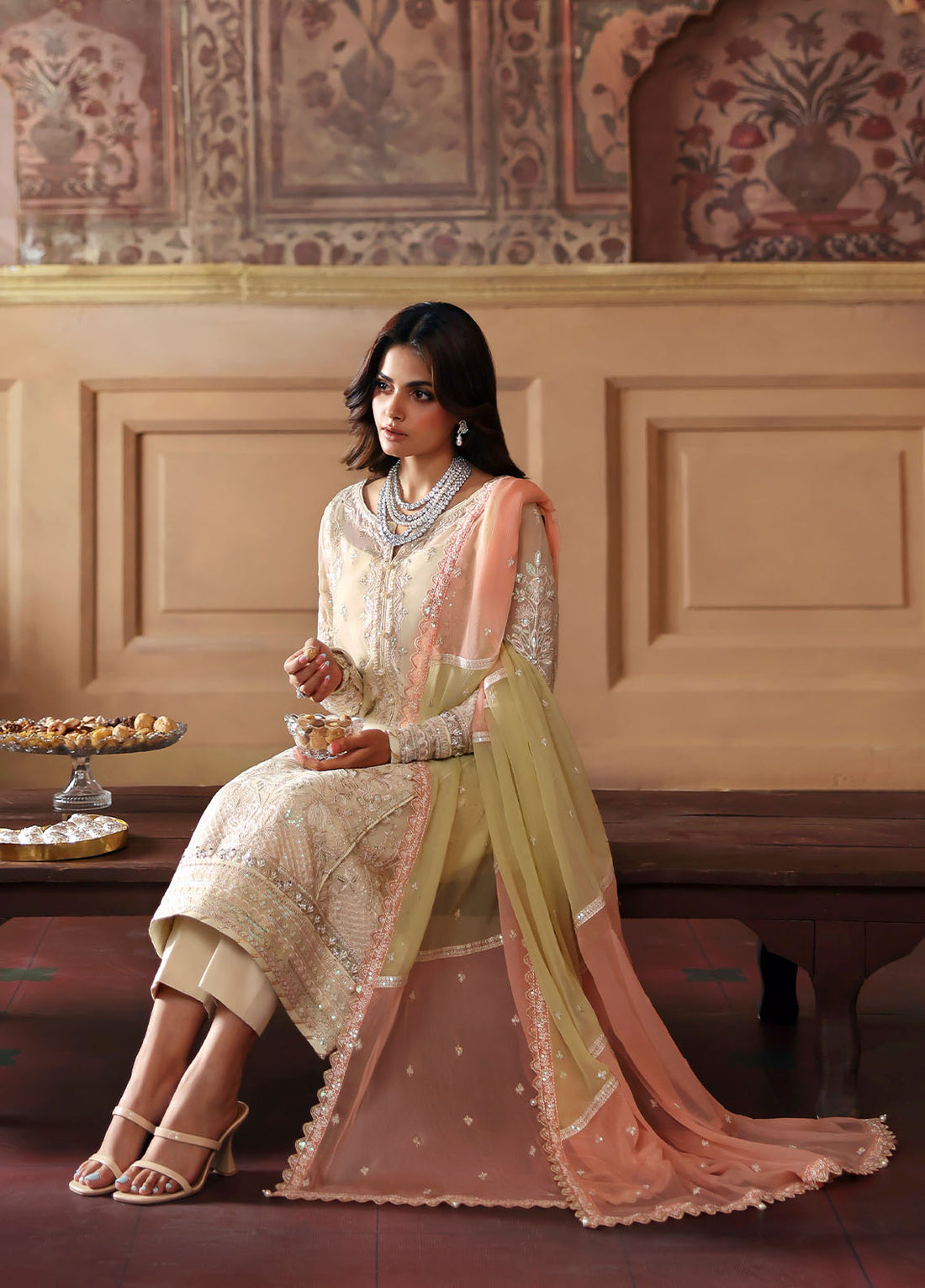 Evayna by gulaal Fareyah Unstitched Chiffon 25'
