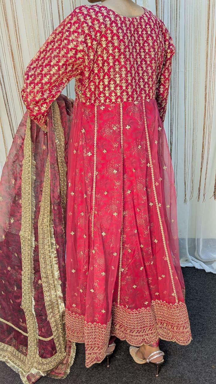 Sajni D-1 Red Festive Ready To Wear