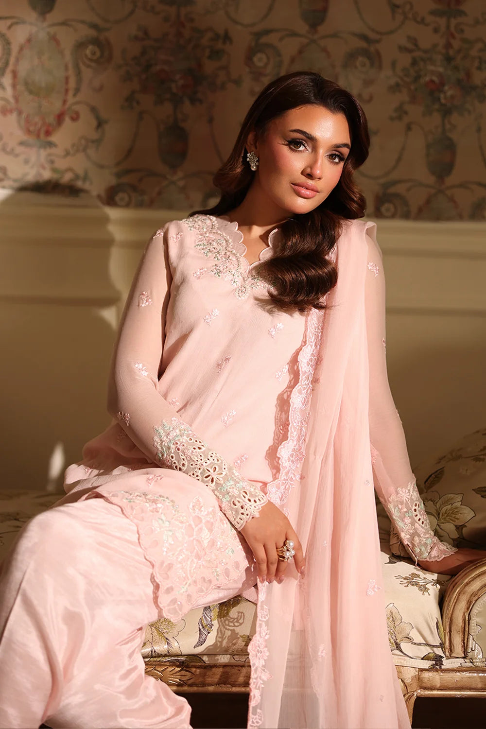 Azure Silken Rose Ensembles unstitched Festive 25'