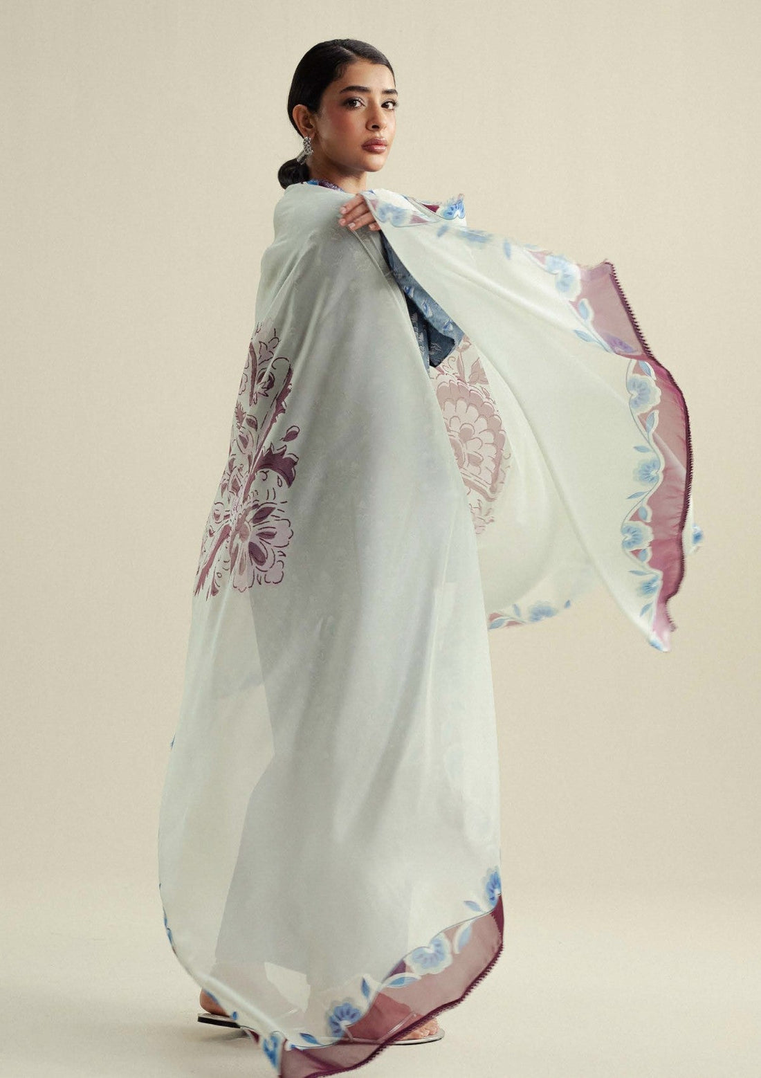 Coco by Zara shahjahan Willow D10B Drop-4 Unstitched 25'
