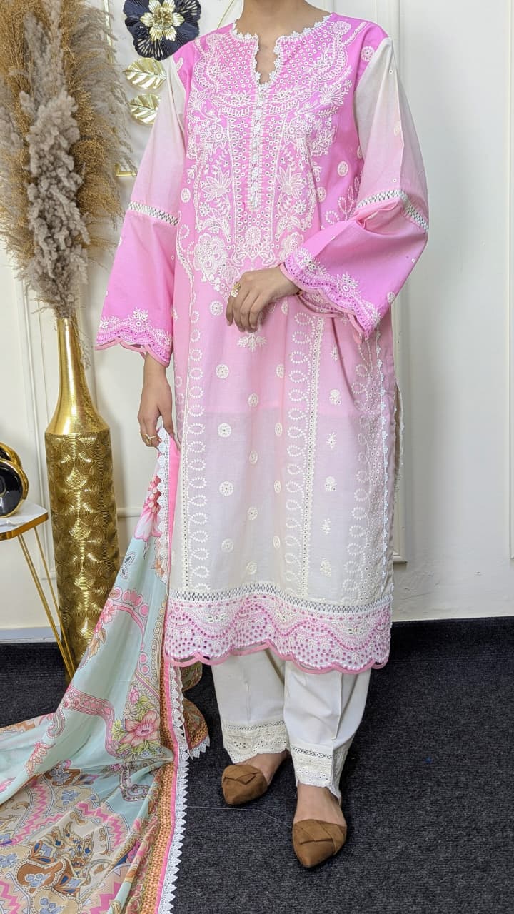 Zellbury WUC25E30083 Chikankari Ready to wear
