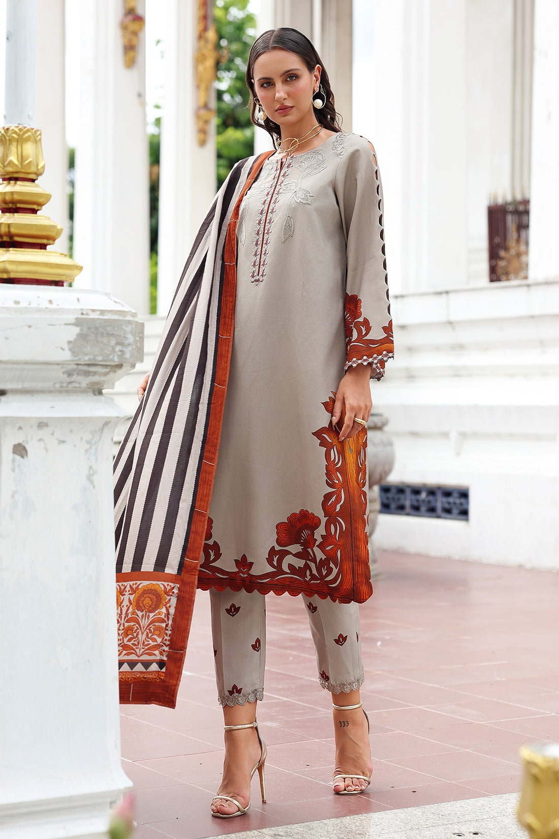 Charizma ANW6-05 Aniq Vol 1 Unstitched Linen Fall winter 25