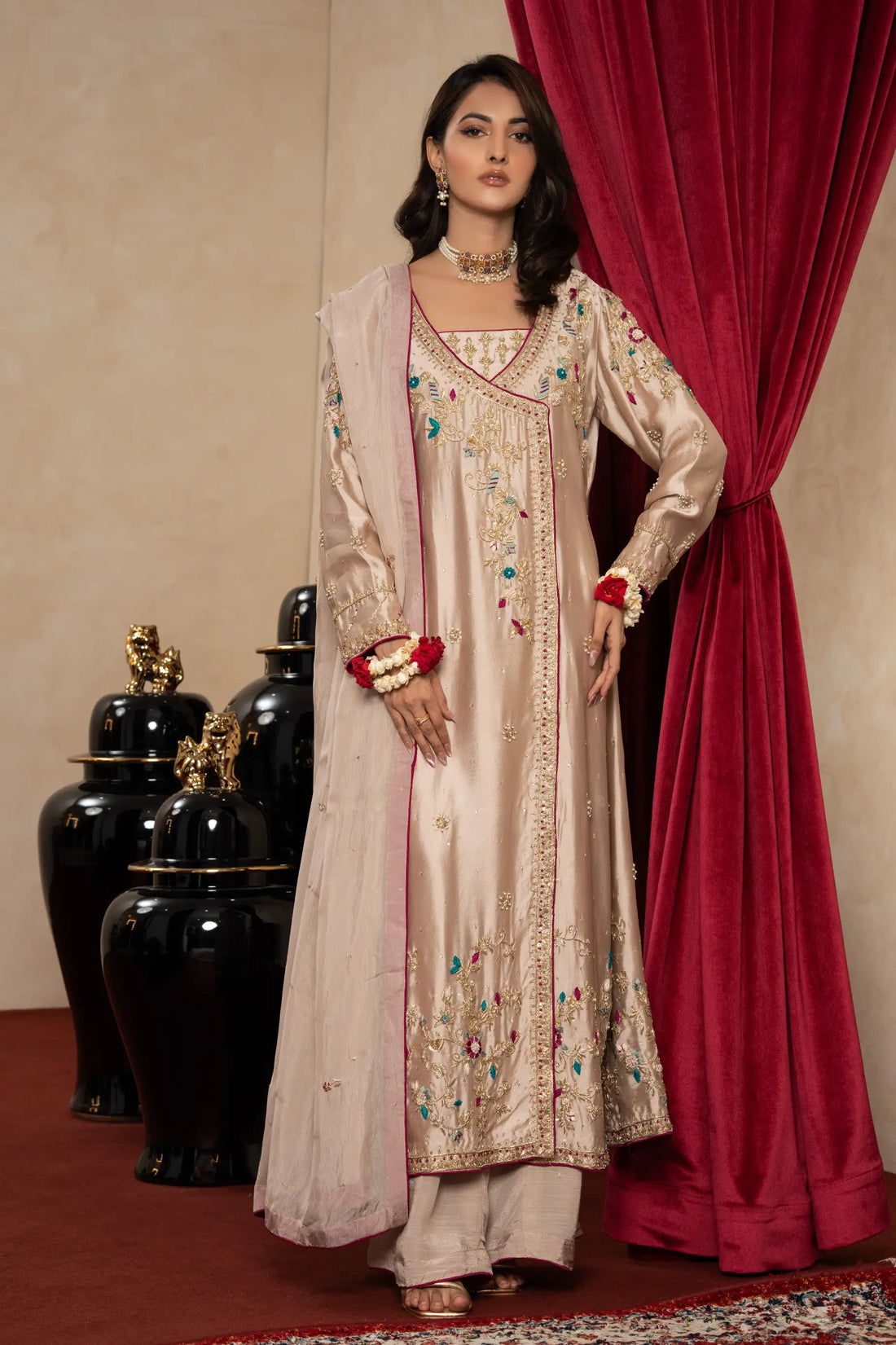 Amna Khurram D-09 Handmade Silk Collection 25