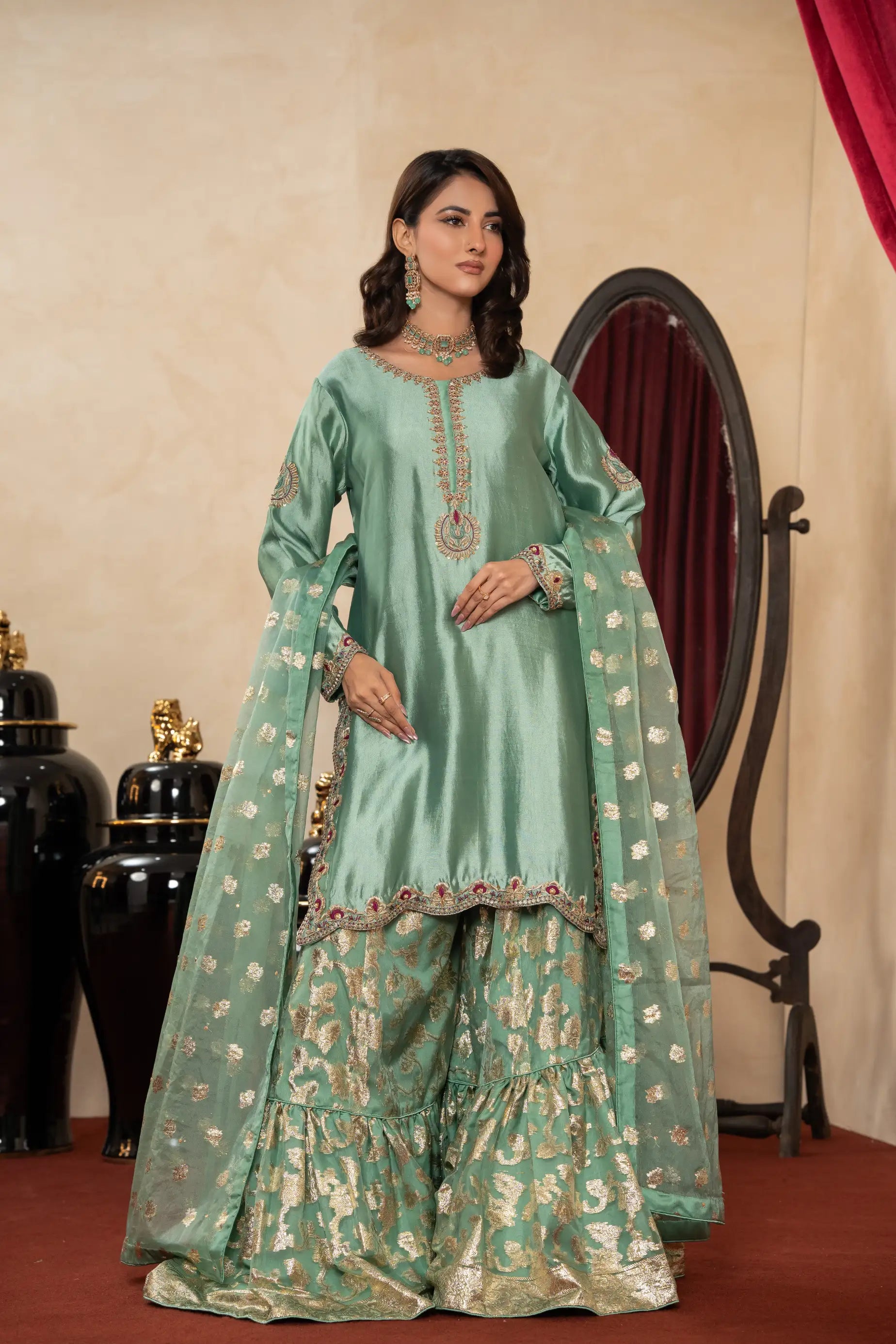 Amna Khurram D-07 Handmade Silk Collection 25