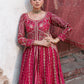 Haseens official Zariah Pink Chiffon Collection