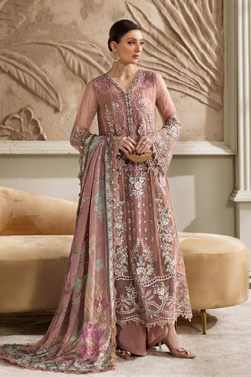 Maria B MPC-25-105 3 Piece Unstitched Embroidered Chiffon Suit
