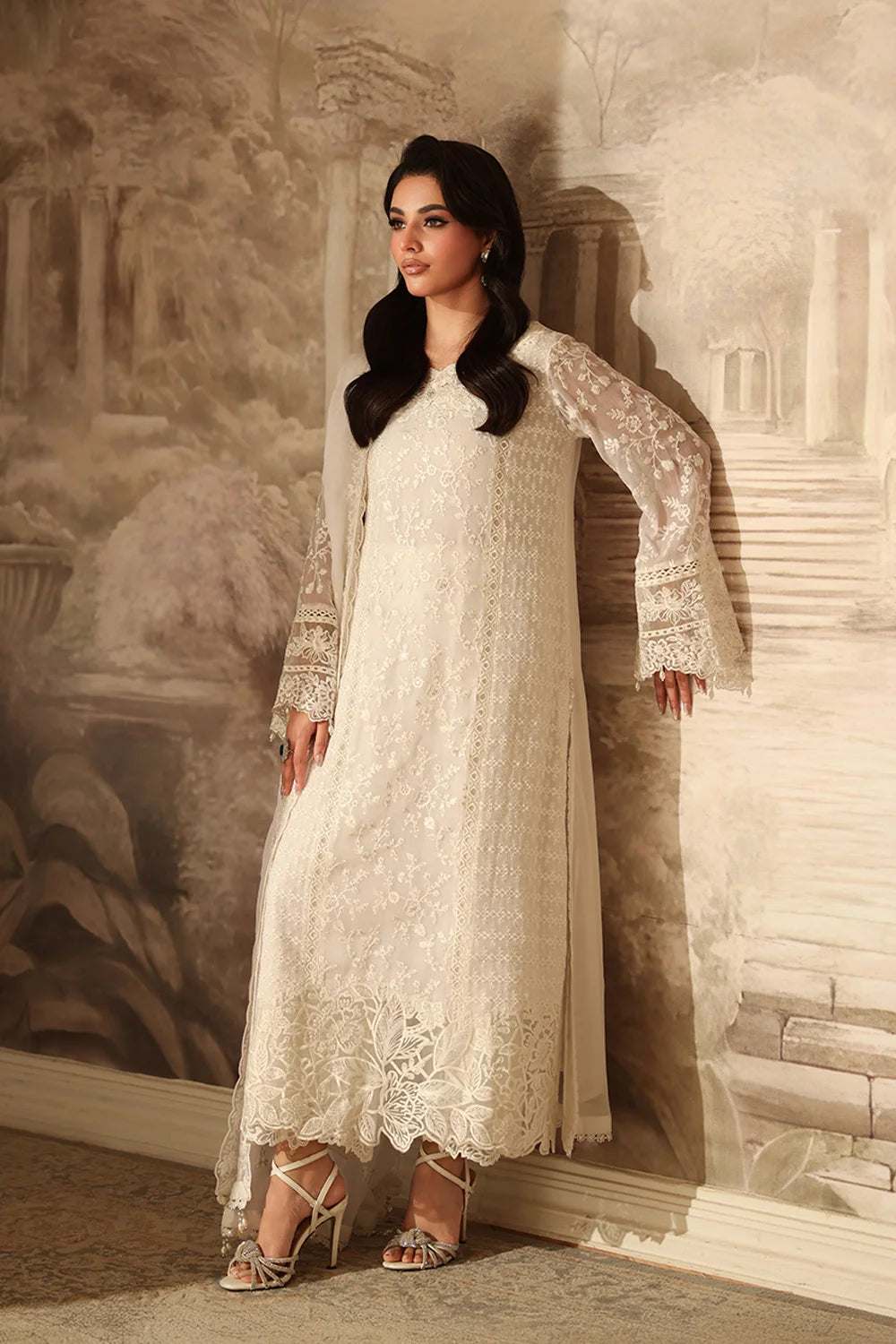 Azure Pearl Whisper Ensembles unstitched Festive 25'