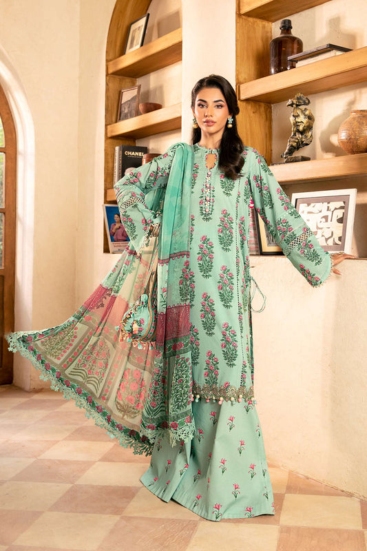 M.Basic by Maria B Unstitched 3 Piece Eid II Lawn Collection'2025-MB-908-B