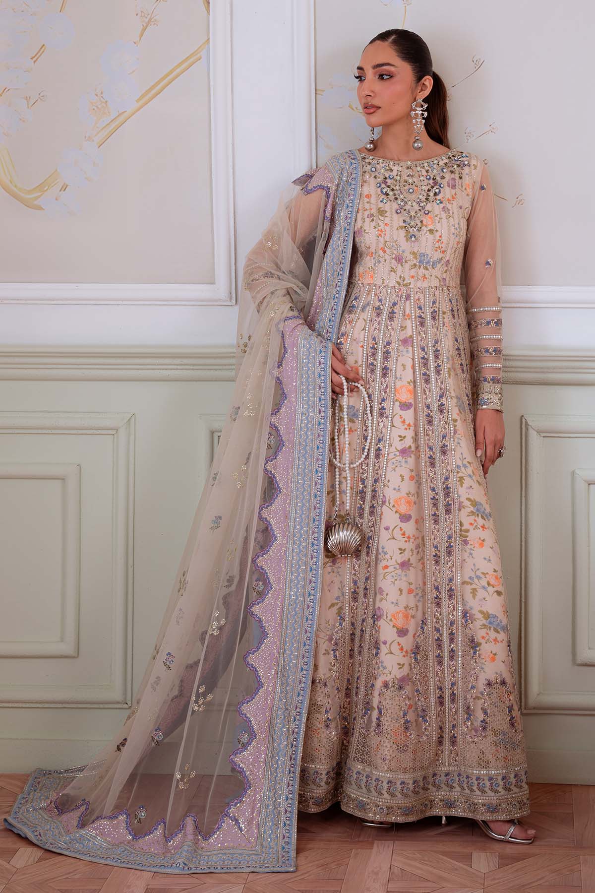 Nureh NEL-80 Elenora Luxury Unstitched Chiffon 25