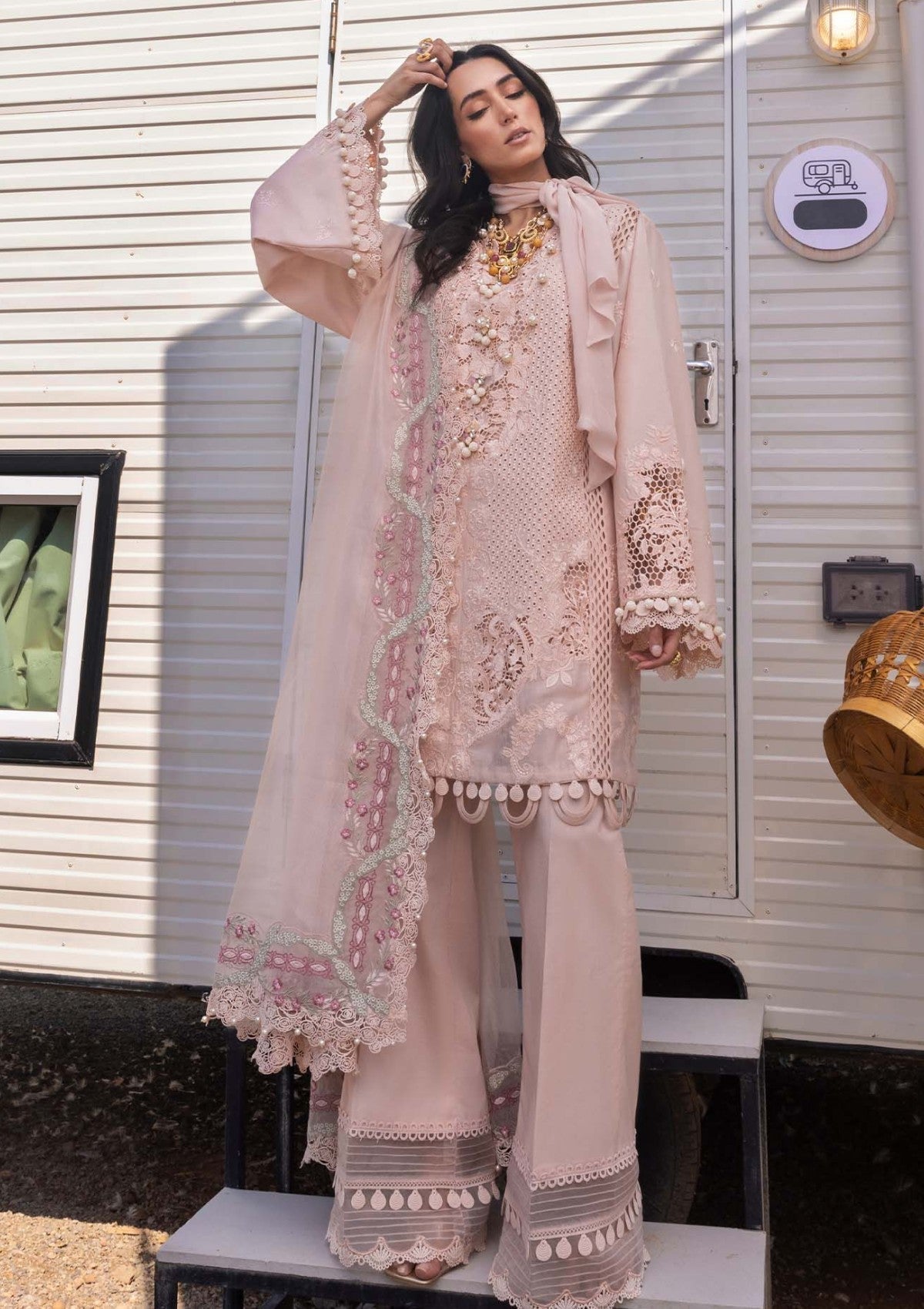 Saira Shakira LEYLA-A Unstitched Lawn Festive 25