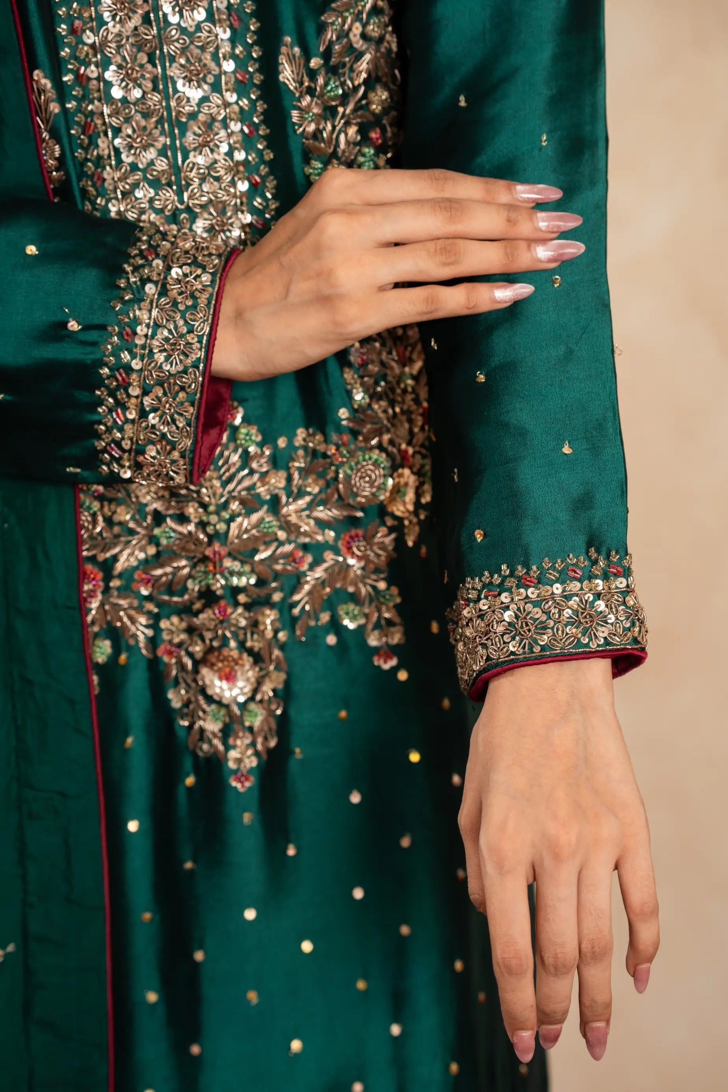 Amna Khurram D-05 Handmade Silk Collection 25