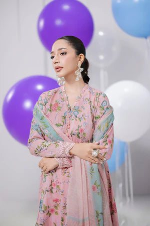 Qalamkar EM-05 (A) ZELDA Qprints ii (Unstitched)