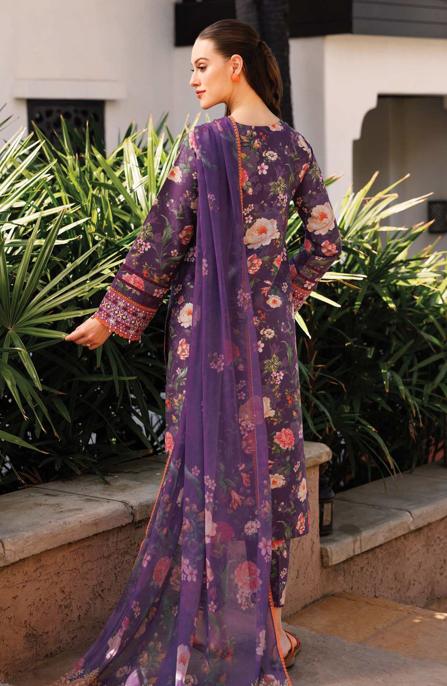 Aurea by Farasha - D-09 Majestic Purple- Summer Collection