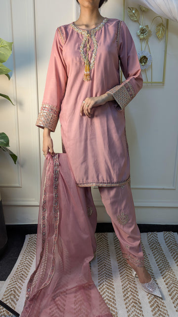 Amna Khurram Saima-Aug09 Pink Ready to wear