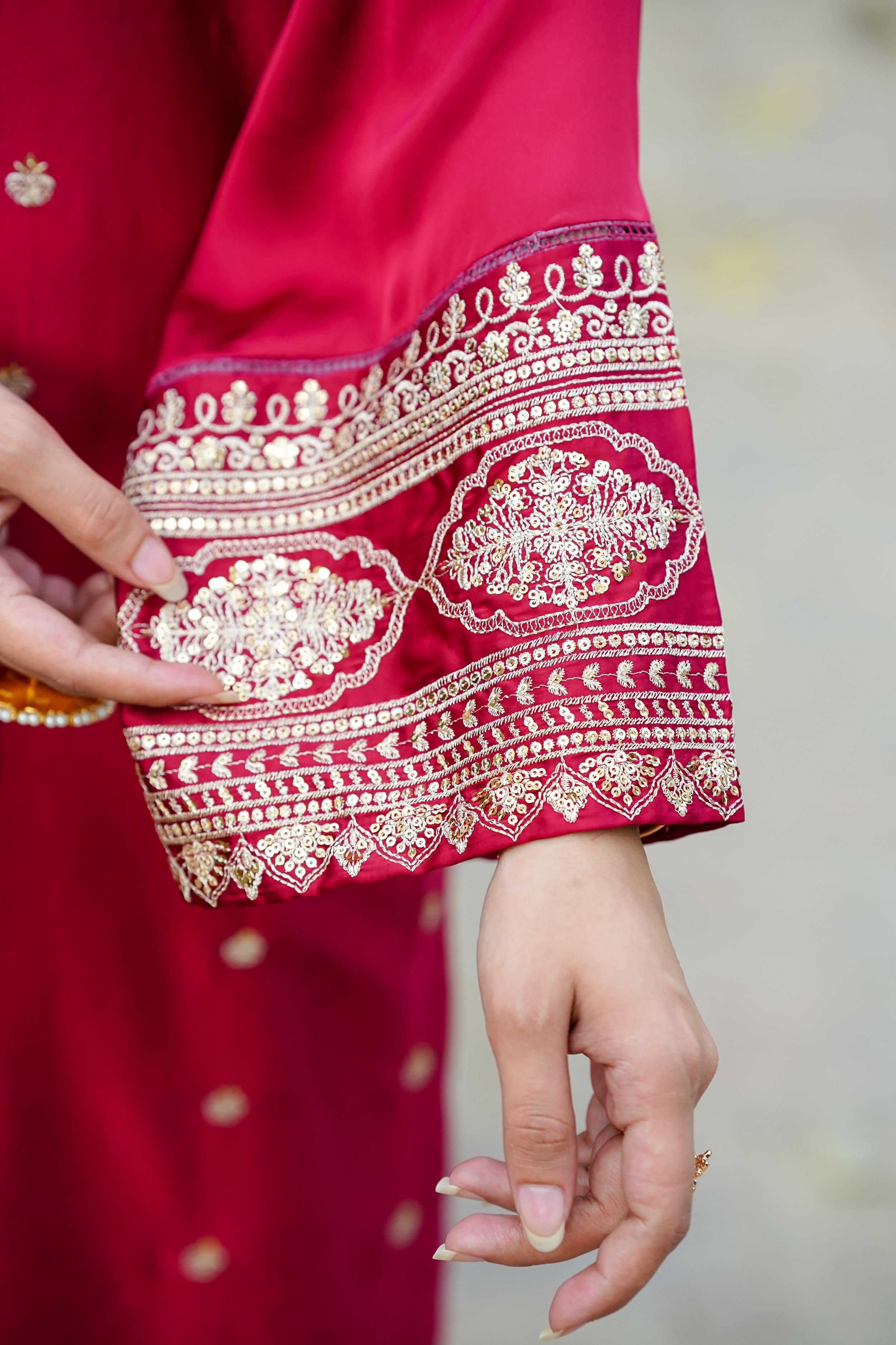 Amna Khurram D-10 Ready to wear Silk Collection