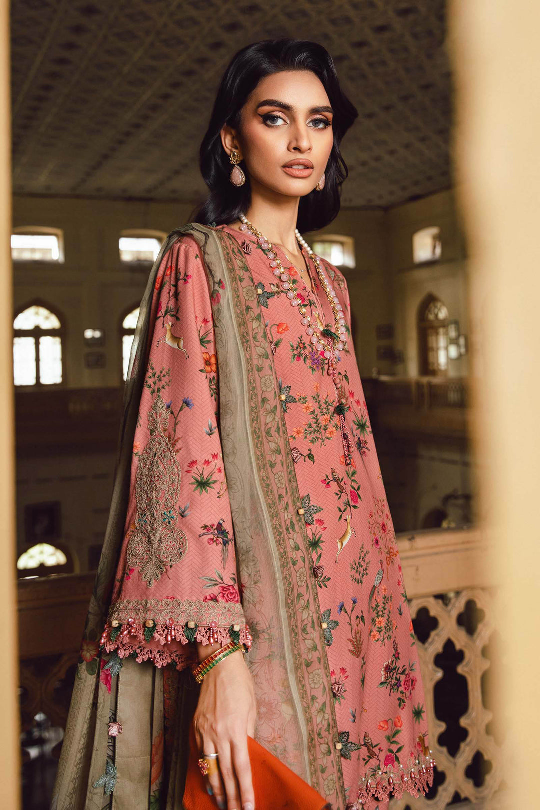 Maria b Mprint MPT-2707-A Unstitched Fall Edit 25'
