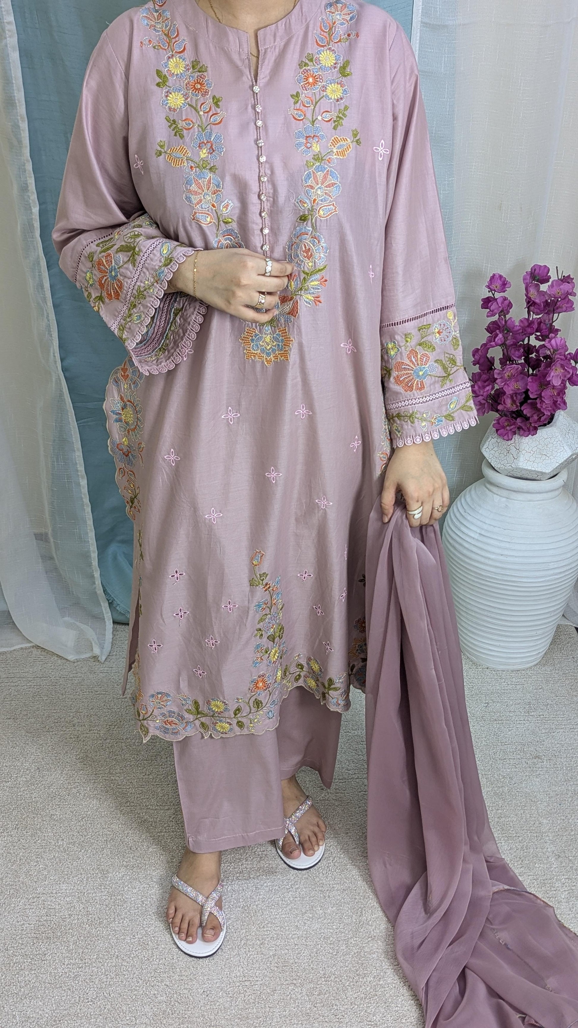 Amna Khurram Zimal-Aug7 Purple Ready to wear