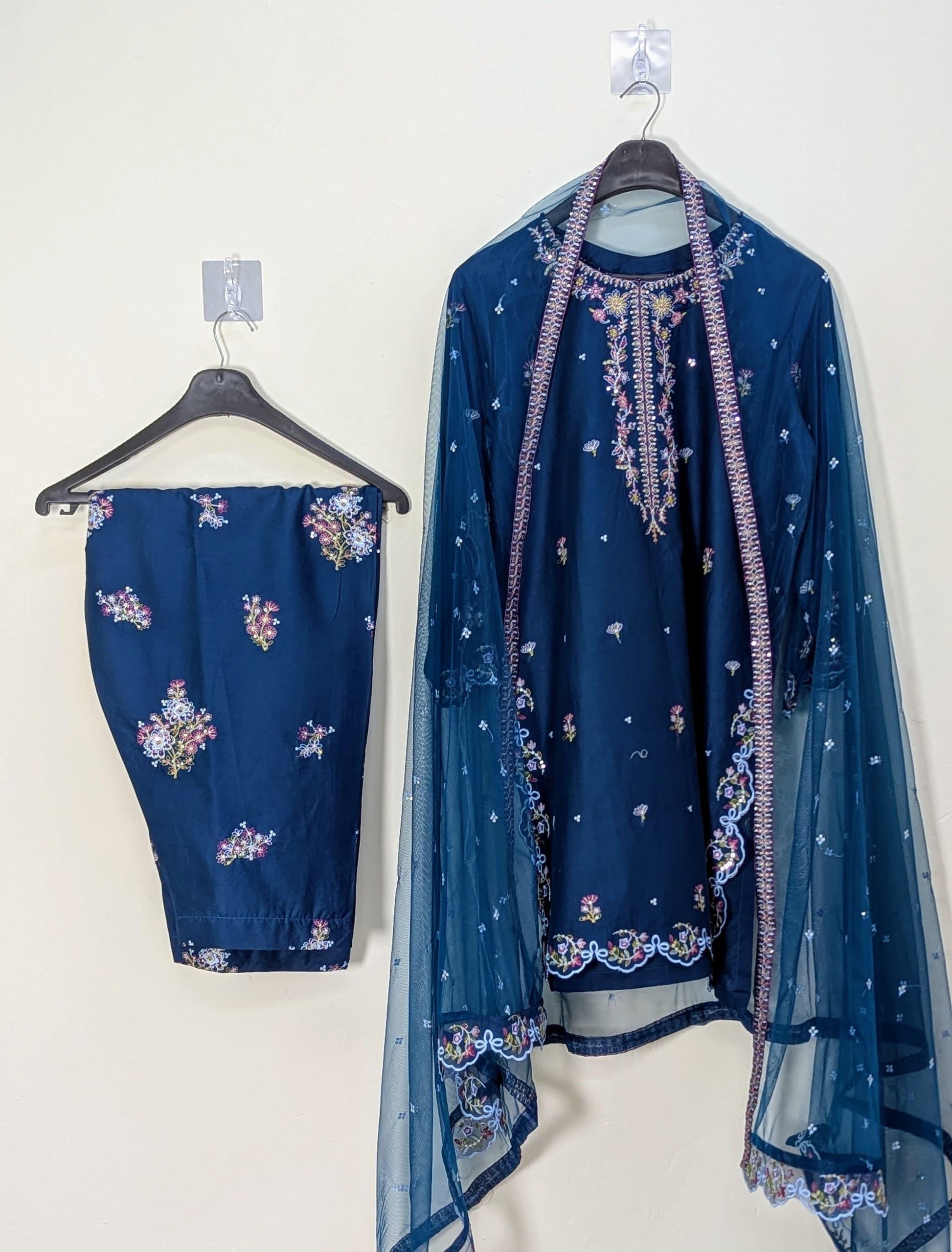 Amna Khurram Saima-Aug3 Blue Ready to wear