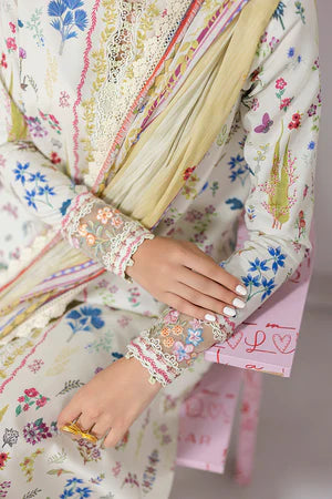 Qalamkar EM-09 (А) HAZEL Qprints ii (Unstitched)