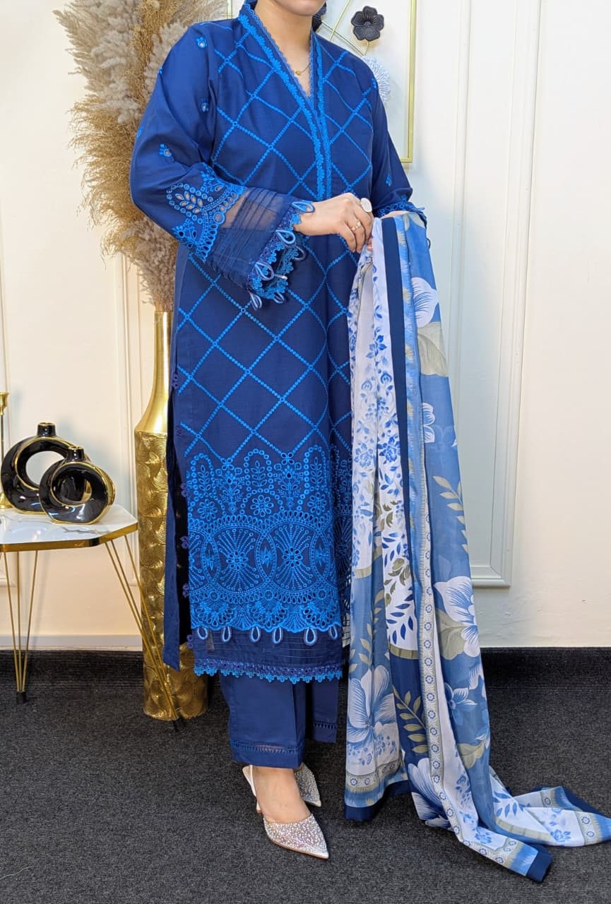 Zellbury WUC25E30076 Chikankari Ready to wear