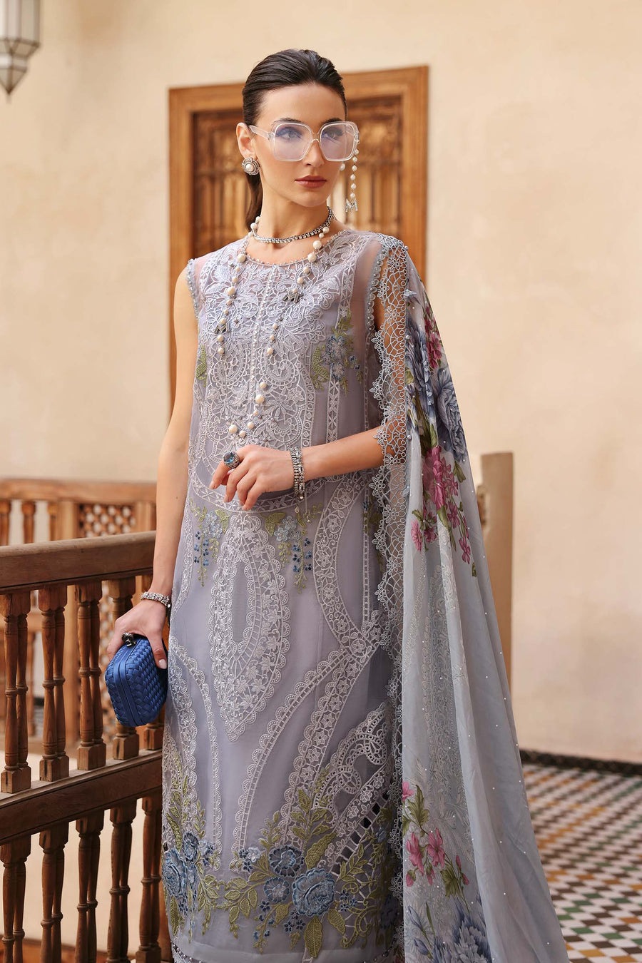 Maria B D-09B Voyage A Luxe Luxury Lawn 25