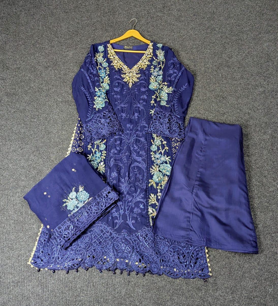Sajni D-9 Blue Festive Ready To Wear