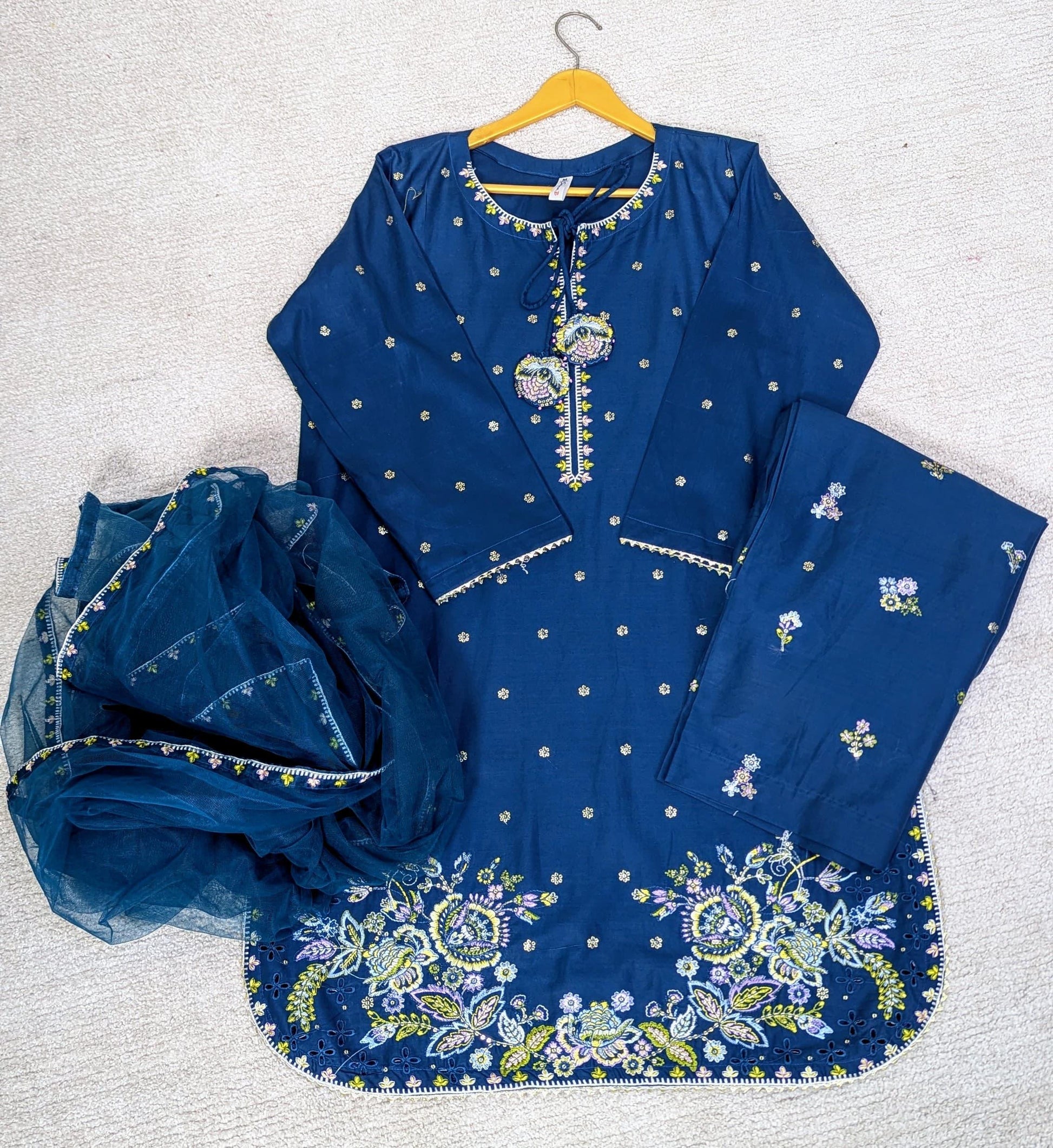Amna Khurram Saima-Aug04 Blue Ready to wear